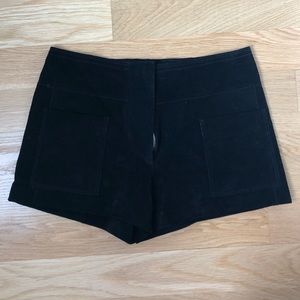 Isabel Marant Black Suede Shorts Size 36 NWOT